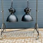 2x Grote Zware Industriële Lamp thumbnail 9
