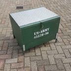 Stoere Opbergkist, Legerkist Super Tof Ook Als Salontafel. thumbnail 7