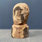 Uit Hout Gesneden Hoofd Of Buste Van Een Man Met Baard thumbnail 6