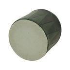 Ronde Vintage Groene Zwarte Poef Tweekleurig Skai Sixties thumbnail 11
