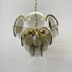 Vistosi Gold Smoked Glass , 1970S Pendant Lamp Hanging Lamp thumbnail 13