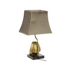 Vintage Messing Farao Lamp Hollywood Regency Massive België thumbnail 2