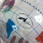 Spherical Concepts - 1990’S- German Made - Acrylic See Through Globe On Mount thumbnail 6