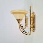 2 Art Nouveau Messing Bejorama Sl Lighting Wandlamp Regency thumbnail 14
