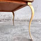 Vintage Golden Legs And Black Lines Top Coffee Table thumbnail 8