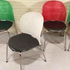 4 Postmodern Orta Stoelen, Christoph Hindermann, Dietiker thumbnail 2