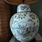 Gemberpot Tafellamp Met Bloemen thumbnail 10