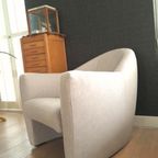 Leolux Carabita Fauteuil, Dutch Design Lounge Stoel, Wol thumbnail 12