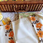 Vintage Unieke Gerestylde Picknickmand, Zomers En Sfeervol thumbnail 15