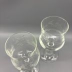 Set Kleine Wijnglazen Loodkristal Geslepen Aar 2 Stuks thumbnail 4