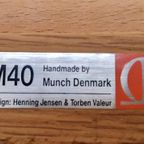 3X Henning Jensen & Torben Valeur Munch Møbler M40 Stoelen thumbnail 4