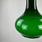 1 Of 4 Dark Green Droplet Shaped Glass Pendant From Germany, 1970 thumbnail 10