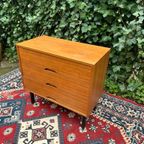 Vintage Ladekastje Kastje Dressoir Retro Teak | Commode thumbnail 4