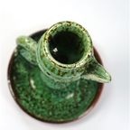 Groene Aardewerken Kandelaar thumbnail 6