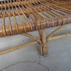 Italian Rattan Sofa, 1960 thumbnail 4