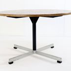 Ronde Eettafel Met Koperen Blad 'driebergen' Vintage thumbnail 11