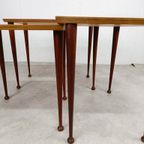 Vintage Nesting Tables Mimiset Teak thumbnail 5