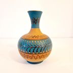 Vintage Terracotta Vaasje Kitsch Retro Vaas Keramirk thumbnail 2