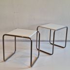 Set Of 2 Side Tables B9 Marcel Breuer For Tecta thumbnail 9