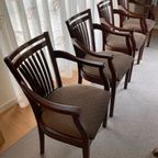 4 Eetkamerstoelen (bannink Toorop) Met Bijpassende Eettafel thumbnail 4