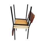 Vintage - Dutch Design - (2) Eetkamerstoelen - Martin Visser Stijl - 60's thumbnail 5