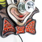 Unieke Keramieken Vintage Clowns Wandlamp thumbnail 18