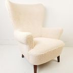 Artifort Fauteuil Theo Ruth Heren Model | Teddy Stof Crème thumbnail 2