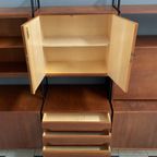 Free Standing Wall Unit Teak 1960s thumbnail 11
