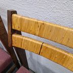 6 Vintage Stoelen Topvorm 6 Eetkamerstoelen Jaren 60 Wengé thumbnail 11