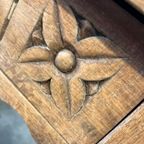 Vintage Houten Bobbin Console Tafel / Sidetable thumbnail 7
