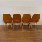 Set Van 4 Vintage Lollipop Stoelen Van Tatra Nabytok - M0607 thumbnail 3