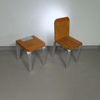 2 X Folding Chair By Nicolai Carels For Osini '90 thumbnail 2