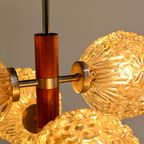 Vintage Plafondlamp, 4-Armige Lamp - Hout, Amberkleurig | 01200 thumbnail 9