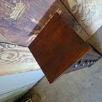 Teakhouten Ladekast , Apothekerskastje, Afm. 27x27cm En 109cm Hoog. thumbnail 6