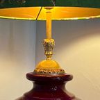 Vintage Handbeschilderde Unieke Vaaslamp thumbnail 6