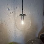 Large Limburg Glashütte Hanging Lamp Globe 1970S Germany thumbnail 5