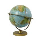 Vintage Wereldbol Gyroscopisch Globe Met Reliëf Jaren 1960 thumbnail 3