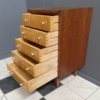 Chest Of Drawers In 2-tone Wood 1960s thumbnail 3