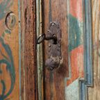 Antieke Beschilderde Bruidskast 1795 thumbnail 11
