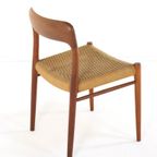 Niels O Möller Stoel Model 75 Eetkamerstoel Vintage thumbnail 8