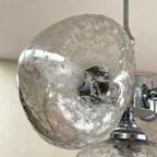 Mooie Vintage Plafondlamp Cluster Van 5 Bollen thumbnail 6