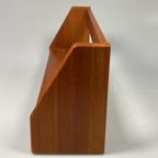Vintage Wandplank, <<<brand>>>, Massief Teak, Denemarken 1970's thumbnail 27