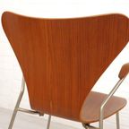 2 Vintage Vlinderstoelen Van Arne Jacobsen Voor Fritz Hansen Model 3207 Teak thumbnail 16