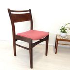 Vintage Stoel Eetkamerstoel Jaren 60 Stoelen Teakhout thumbnail 9