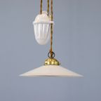 Antieke Art Deco Hanglamp Pendellamp thumbnail 5