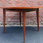 Scandinavische Vintage Teakhouten Ronde Tafel Jaren ‘60 thumbnail 13