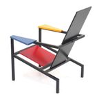 Mid Century Modern High Quality Remake Of A Rietveld Chair, 1980S thumbnail 8