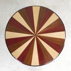 Art Deco Stijl Tafel Met Verschillende Soorten Ingelegd Hout thumbnail 16