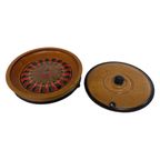 J.M Blessing Nurnberg - Ca. 1850 - Antique Roulette Wheel With Lid - Mounted On Three Feet thumbnail 2