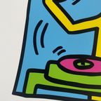 Keith Haring (1958-1990), Untitled Dj 1983, Licensed By Artestar Ny, Printed In U.k thumbnail 5